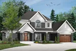 Tudor House Plan Front Photo 01 - Kleinman Traditional Home 032D-0679 - Search House Plans and More