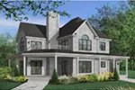 Luxury House Plan Front Photo 01 - Greenfield Farm Country Home 032D-0681 - Search House Plans and More