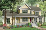 Traditional House Plan Front Image - Packard Place Country Home 032D-0682 - Shop House Plans and More