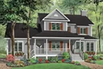 Farmhouse Plan Front Photo 02 - Packard Place Country Home 032D-0682 - Shop House Plans and More