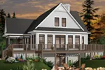 Rustic House Plan Front Photo 03 - Crestwood Lake Waterfront Home 032D-0686 - Search House Plans and More