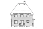 Southern House Plan Rear Elevation - Dempsey Place Farmhouse 032D-0694 - Search House Plans and More
