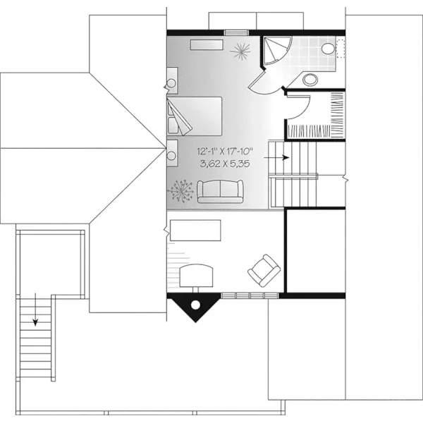 Modern House Plan Third Floor - Kellmeyer Coastal Home 032D-0699 - Search House Plans and More