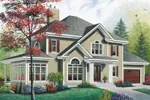 Front Image - Aquamarine European Home 032D-0703 - Search House Plans and More