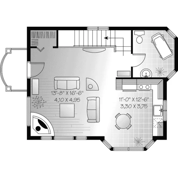 Country House Plan Second Floor - Edmonton Mountain Home 032D-0705 - Search House Plans and More