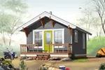 Ranch House Plan Front Photo 03 - Landscape Country Cottage Home 032D-0707 - Shop House Plans and More