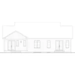 Traditional House Plan Rear Elevation - Eagle Bluff Traditional Home 032D-0712 - Search House Plans and More