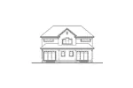 Colonial House Plan Rear Elevation - Highland Falls European Home 032D-0713 - Search House Plans and More