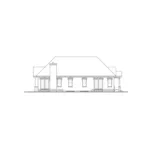 Arts & Crafts House Plan Rear Elevation - Swiss Valley European Home 032D-0715 - Shop House Plans and More