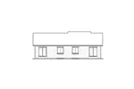 Ranch House Plan Rear Elevation - Lionsgate Ranch Duplex Home 032D-0716 - Shop House Plans and More