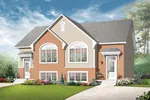 Traditional House Plan Front of Home - Witherbee Duplex Home 032D-0717 - Shop House Plans and More