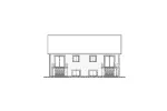Traditional House Plan Rear Elevation - Witherbee Duplex Home 032D-0717 - Shop House Plans and More