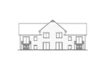 Multi-Family House Plan Rear Elevation - Hadican Place Duplex Home 032D-0720 - Search House Plans and More