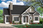 Traditional House Plan Front Photo 01 - Larbrook Early American Home 032D-0722 - Shop House Plans and More