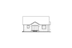 Early American House Plan Rear Elevation - Pendragon Ranch Home 032D-0723 - Shop House Plans and More