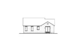 Ranch House Plan Rear Elevation - Melton Hill Country Home 032D-0724 - Shop House Plans and More