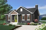 Cabin & Cottage House Plan Front Photo 01 - Dade Creek Cottage Home 032D-0725 - Search House Plans and More