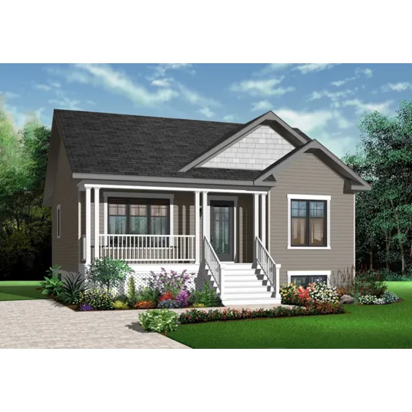 Country House Plan Front of Home - Brynn Park Craftsman Ranch Home 032D-0727 - Search House Plans and More