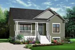 Traditional House Plan Front Photo 01 - Brynn Park Craftsman Ranch Home 032D-0727 - Search House Plans and More