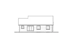 Bungalow House Plan Rear Elevation - Dundee Traditional Home 032D-0728 - Search House Plans and More