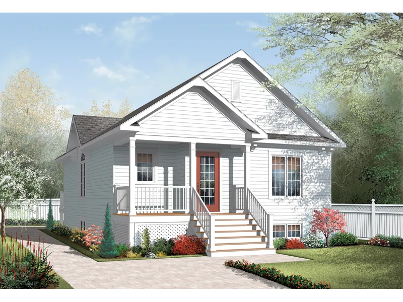 Early American House Plan Front of Home - Jonathon Early American Home 032D-0729 - Search House Plans and More