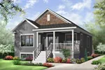 Arts & Crafts House Plan Front Photo 02 - Margaret Mary Country Home 032D-0730 - Shop House Plans and More