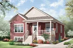 Craftsman House Plan Front Photo 04 - Margaret Mary Country Home 032D-0730 - Shop House Plans and More