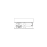 Traditional House Plan Rear Elevation - Rembrandt Mill Colonial Home 032D-0731 - Shop House Plans and More