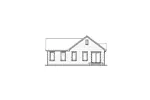 Early American House Plan Rear Elevation - Pauline Country Ranch Home 032D-0732 - Shop House Plans and More