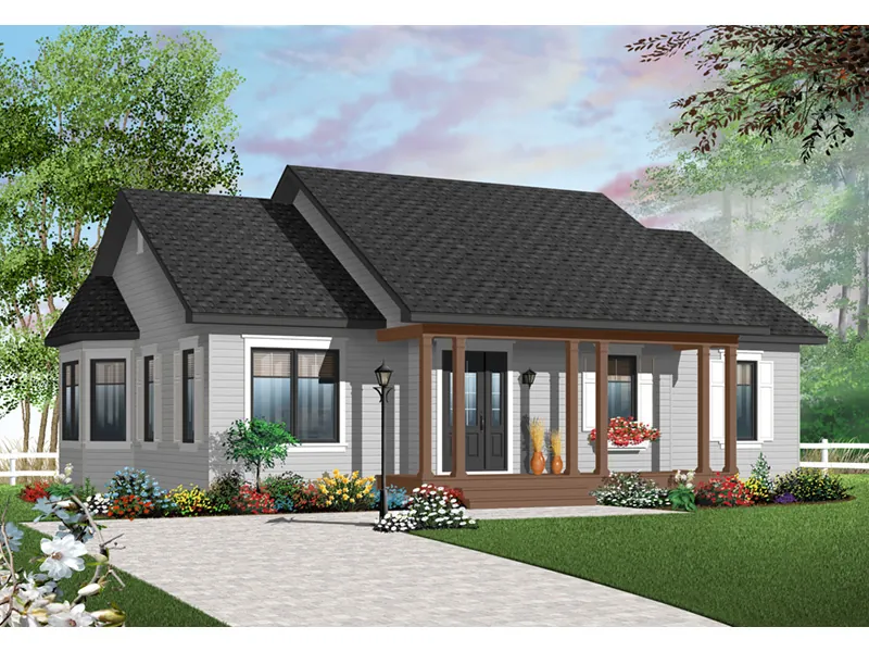 Arts & Crafts House Plan Front Photo 05 - Powder Creek Country Home 032D-0733 - Shop House Plans and More