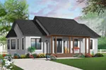 Arts & Crafts House Plan Front Photo 05 - Powder Creek Country Home 032D-0733 - Shop House Plans and More