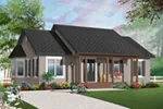 Arts & Crafts House Plan Front Photo 08 - Powder Creek Country Home 032D-0733 - Shop House Plans and More