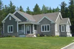 Traditional House Plan Front of Home - Aversa Pond Bungalow Home 032D-0734 - Search House Plans and More