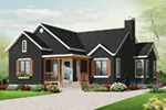 Bungalow House Plan Front Photo 06 - Aversa Pond Bungalow Home 032D-0734 - Search House Plans and More