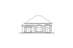 Florida House Plan Rear Elevation - Hacienda Mediterranean Home 032D-0736 - Search House Plans and More