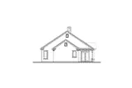 Ranch House Plan Rear Elevation - Shadowoak Country Ranch Home 032D-0738 - Shop House Plans and More