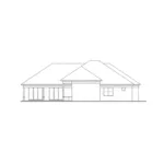 Mediterranean House Plan Rear Elevation - Giovanna Sunbelt Home 032D-0741 - Search House Plans and More