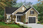 Traditional House Plan Front of Home - Pastoral Hill Country Home 032D-0748 - Shop House Plans and More