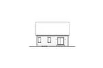 Traditional House Plan Rear Elevation - Pastoral Hill Country Home 032D-0748 - Shop House Plans and More