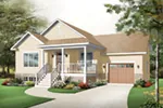 Bungalow House Plan Front Image - Vetters Hill Ranch Home 032D-0749 - Shop House Plans and More