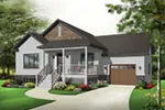 Ranch House Plan Front Photo 01 - Vetters Hill Ranch Home 032D-0749 - Shop House Plans and More