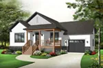 Bungalow House Plan Front Photo 02 - Vetters Hill Ranch Home 032D-0749 - Shop House Plans and More