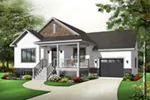 Ranch House Plan Front Photo 03 - Vetters Hill Ranch Home 032D-0749 - Shop House Plans and More