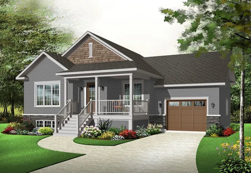 Ranch House Plan Front Photo 04 - Vetters Hill Ranch Home 032D-0749 - Shop House Plans and More