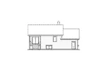 Bungalow House Plan Rear Elevation - Flowerhill Farm Bungalow Home 032D-0751 - Search House Plans and More