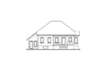 Ranch House Plan Rear Elevation - Arcola Hill Ranch Home 032D-0752 - Search House Plans and More