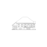 Traditional House Plan Rear Elevation - Arcola Hill Ranch Home 032D-0752 - Search House Plans and More