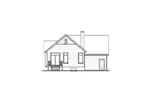 Ranch House Plan Rear Elevation - Parquet Ranch Home 032D-0755 - Shop House Plans and More