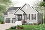 Craftsman House Plan Front of Home - Hollow Tree Traditional Home 032D-0756 - Search House Plans and More