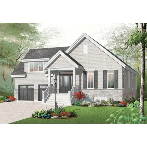 Ranch House Plan Front of Home - Hollow Tree Traditional Home 032D-0756 - Search House Plans and More